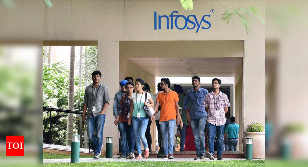 Infosys allows select business units to WFH for 11 days/mth.  - Times of India