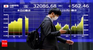 Nikkei hits record high last seen in 1989 - Times of India