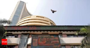 Opening bell: Sensex starts in green, Nifty trading above 22,240 - Times of India