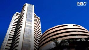 Stock Market Open: Indian market opened in red with decline, Nifty near 21900 - India TV Hindi