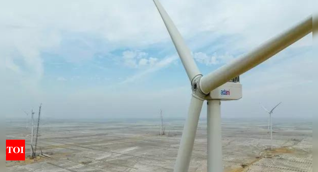 Adani Green operationalises 300 MW wind power project in Gujarat - Times of India