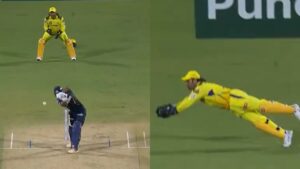 Even the veterans were surprised to see Dhoni's dive, showed his vintage look behind the wicket;  Watch Video - India TV Hindi