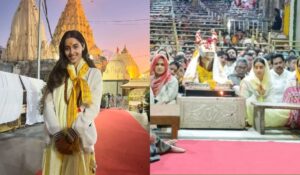 'Gadar 2' fame Simrat Kaur visited Baba Mahakal, appeared engrossed in Shiva devotion - India TV Hindi