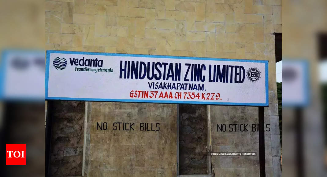 Government rejects Hindustan Zinc's plan to split company - Times of India