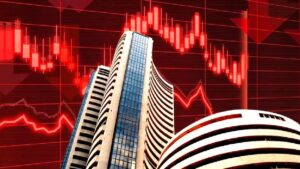 Market closed in red, Sensex fell 453 points and Nifty 123 points - India TV Hindi