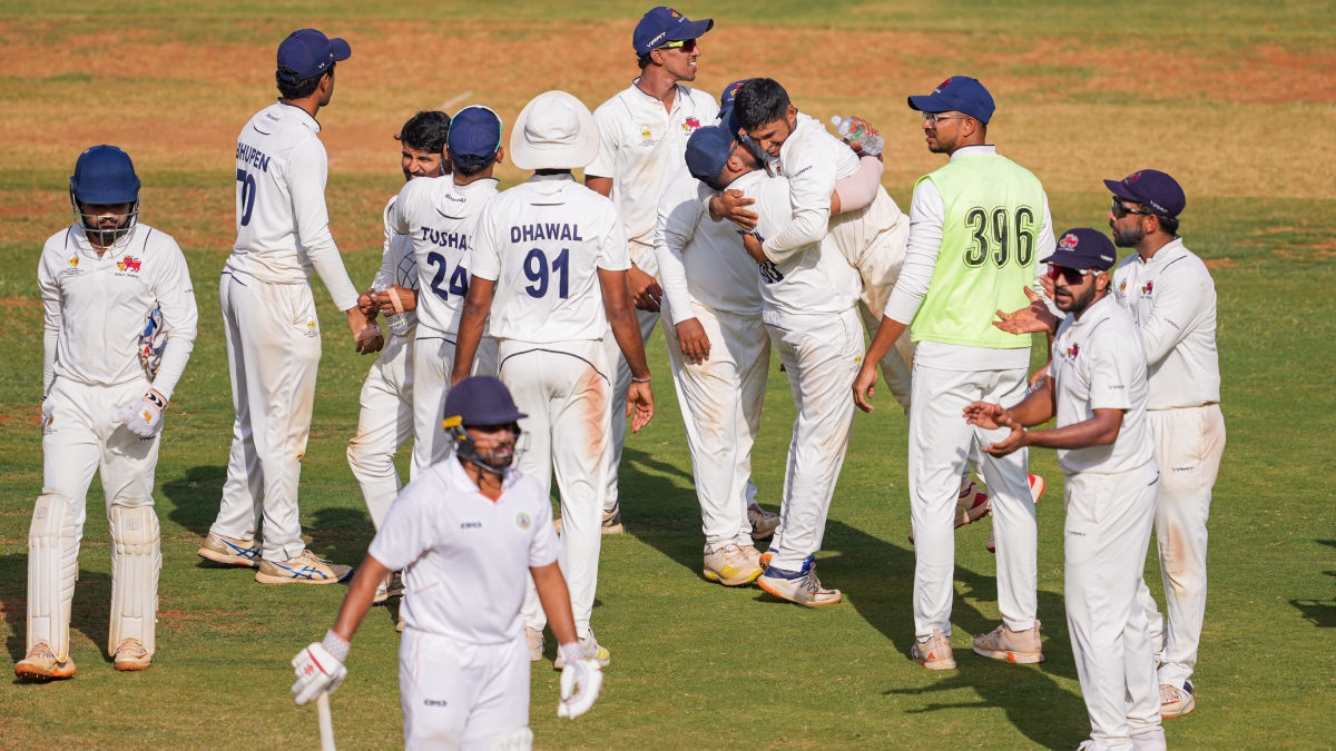 Mumbai won Ranji Trophy for the 42nd time, defeated Vidarbha by 169 runs in the final - India TV Hindi