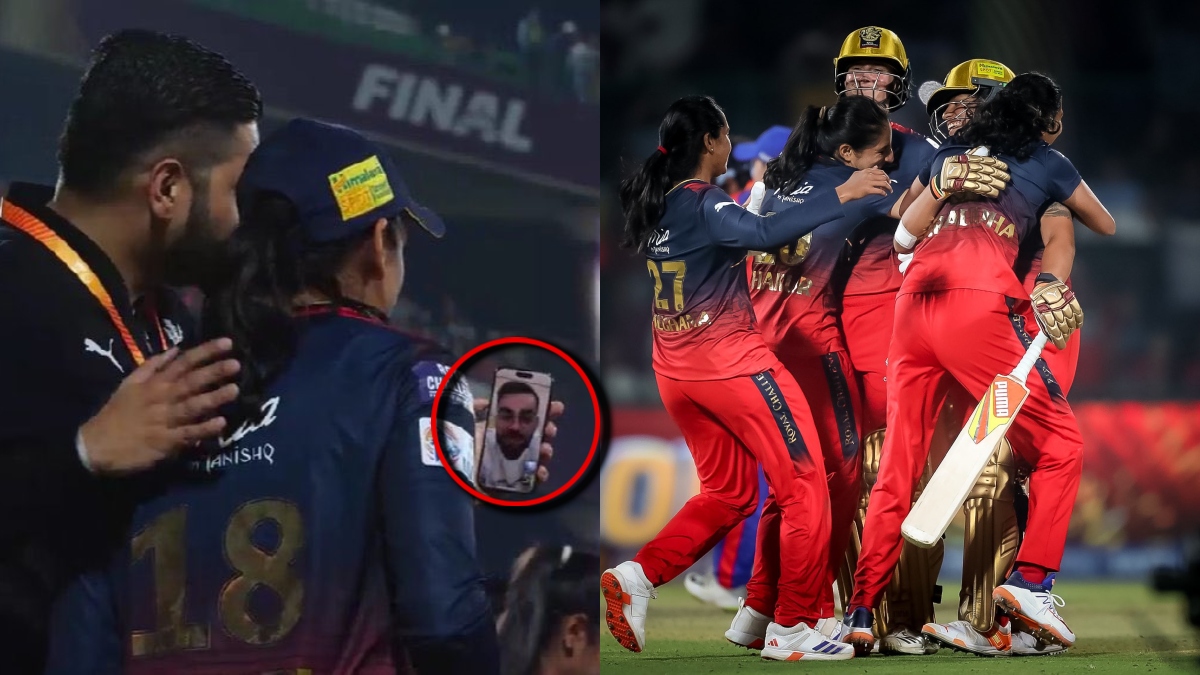 RCB won the trophy and Virat won hearts on the other hand, made a video call to the players as soon as the final was over - India TV Hindi