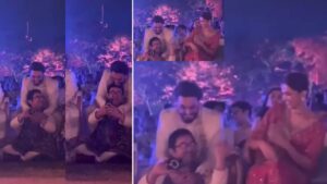 Ranveer Singh sitting on the sofa, Aamir Khan below, gestured to Deepika, then took a crazy photo - India TV Hindi