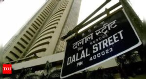 Sensex logs new high even as mid, small-cap stocks fall - Times of India