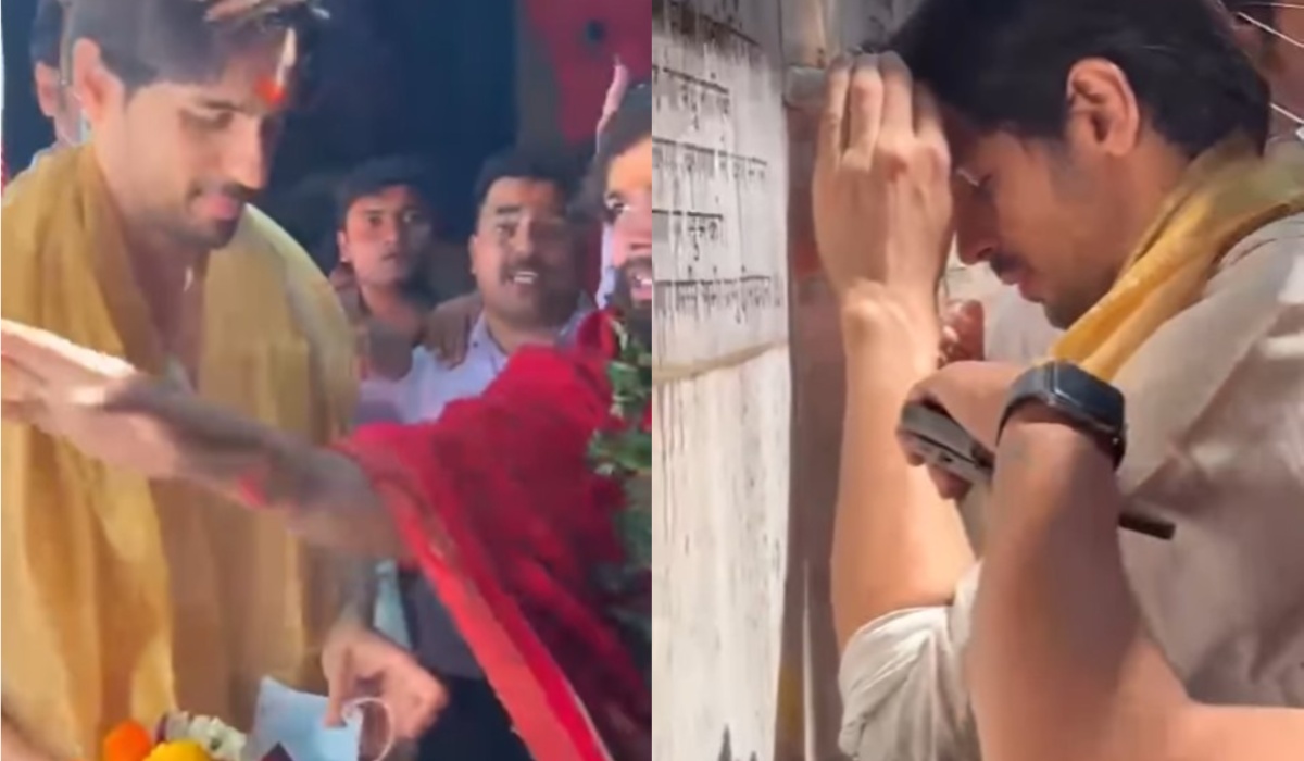 Siddharth Malhotra reached Kashi Vishwanath Temple, participated in the festival of Mahashivratri 2024 - India TV Hindi