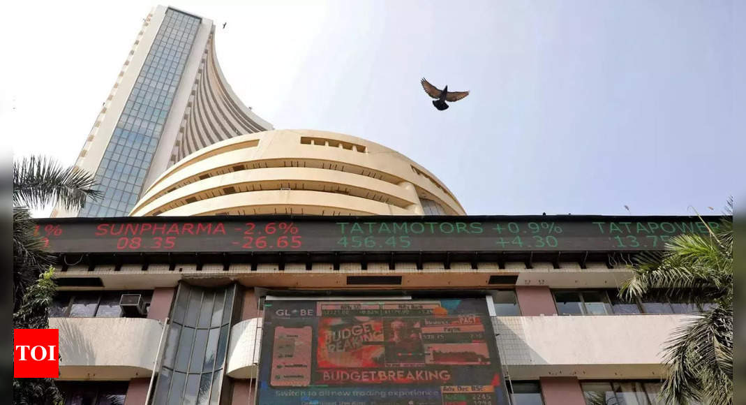 Stock market today: Sensex jumps above 330 points, Nifty at 22,150 amid volatility - Times of India