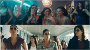 Tabu, Kareena and Kriti did a spectacular dance in Crew's song 'Ghagra' - India TV Hindi