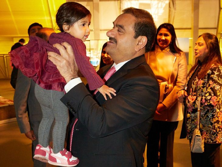 'All wealth pales in comparison to the shine of these eyes': Gautam Adani wrote this and shared a picture with his granddaughter on social media.