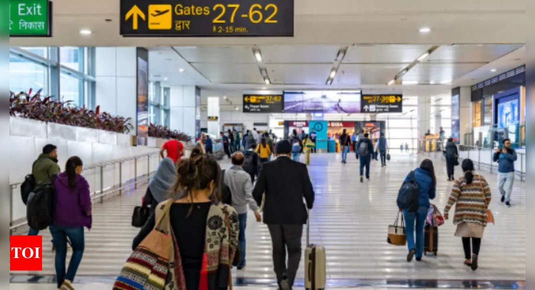 Delhi airport sees 17 flight diversions due to bad weather - Times of India