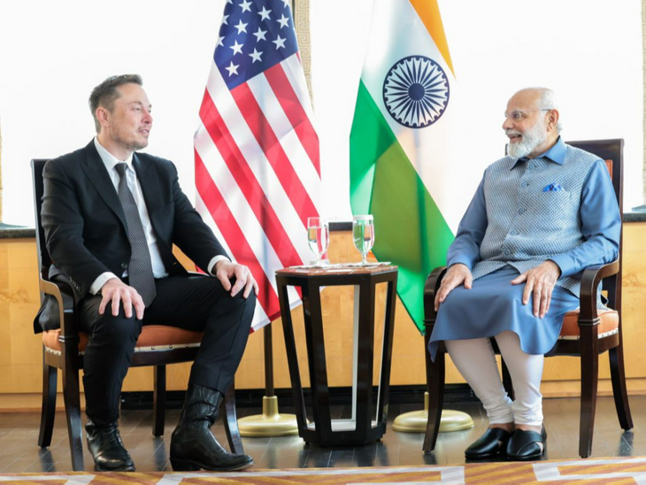 Elon Musk will stay in India for 48 hours: Can announce starting of Tesla manufacturing plant and Starlink services in the country