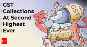 GST collections for March 2024 hit second-highest record level of Rs 1.78 lakh crore;  FY24 mop up crosses Rs 20 lakh crore - Times of India