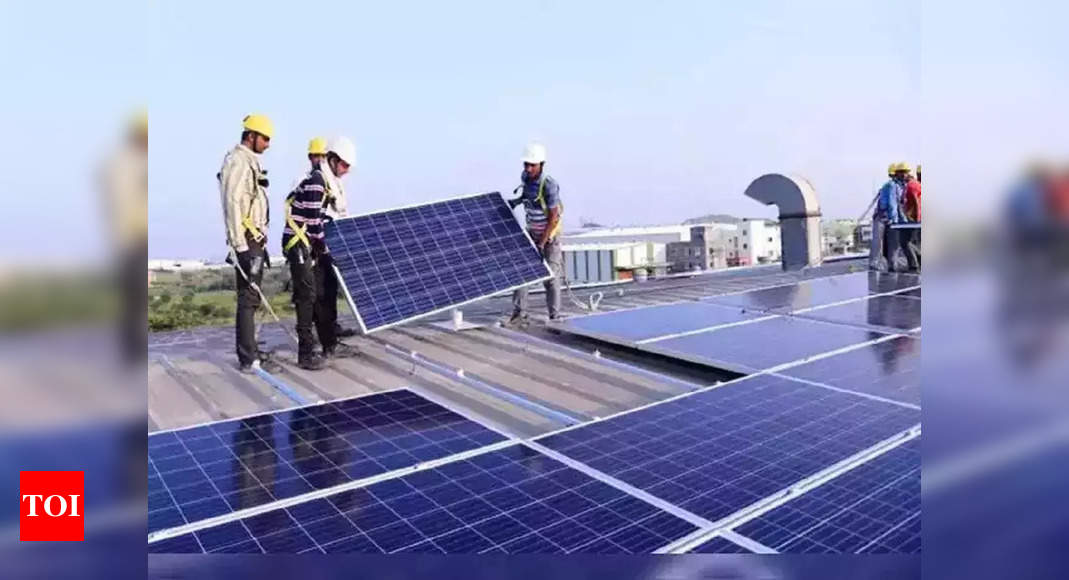 Government re-imposes restrictions on solar module imports to boost local manufacturing - Times of India