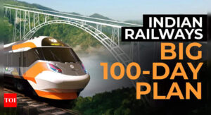 Indian Railways' big 100-day plan: Vande Bharat sleeper, bullet train, J&K rail project with Chenab bridge & more - check details - Times of India