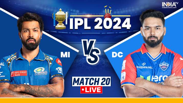 MI vs DC Live: Delhi Capitals captain Pant won the toss, decided to bowl first