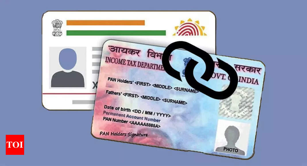 PAN-Aadhaar linking for TDS deduction: Deductee must verify the status on deduction date - here's why |  Business - Times of India