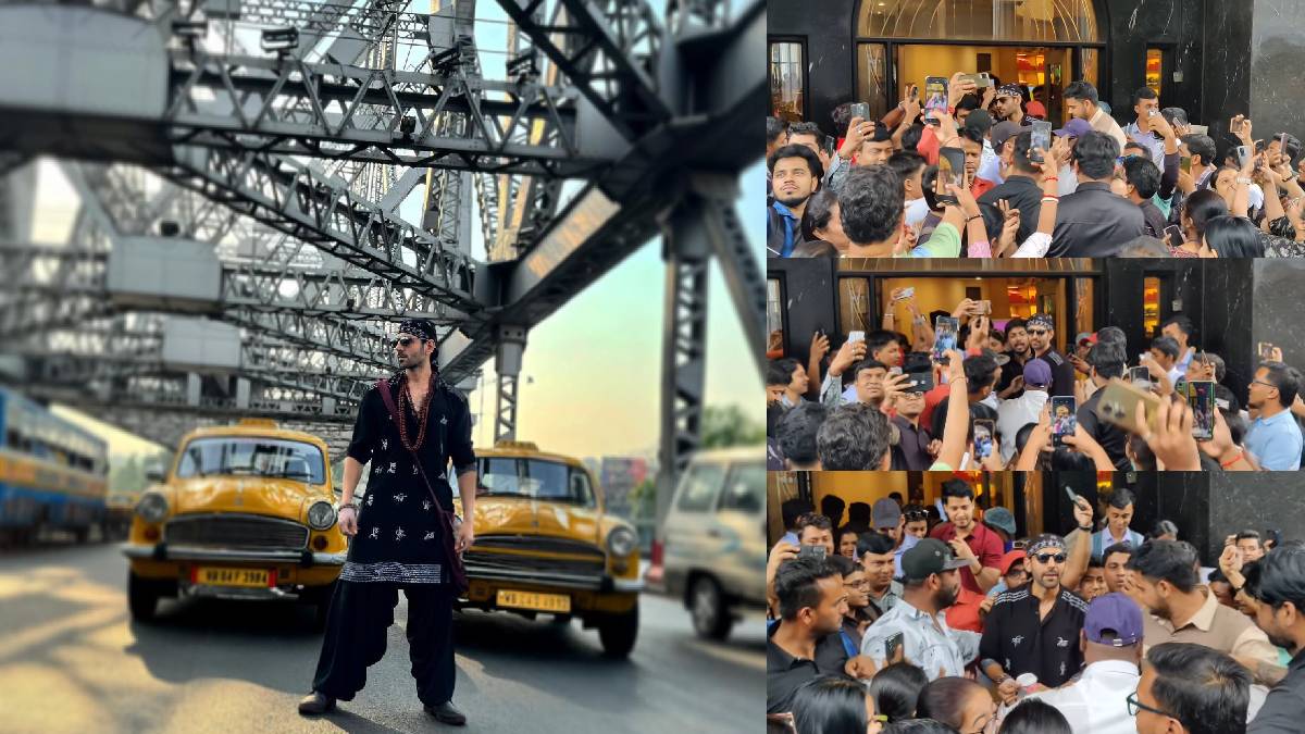 'Rooh Baba' blocked the road on Howrah Bridge, fans were desperate to get a glimpse of Karthik - India TV Hindi