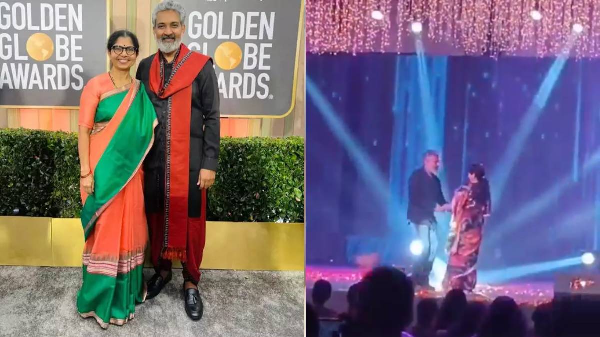 SS Rajamouli's rocking style would have never been seen before, did a romantic dance with his wife - India TV Hindi