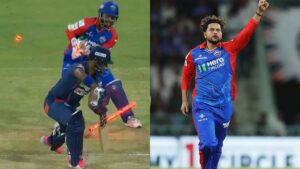 VIDEO: Lucknow batsman hit all four balls on Kuldeep's ball, could not open his account;  Clean bowled - India TV Hindi