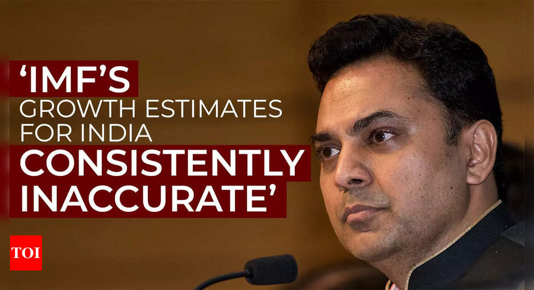 War of Words!  Now, former CEA Krishnamurthy Subramanian says IMF GDP forecasts for India 'consistently INACCURATE' - Times of India