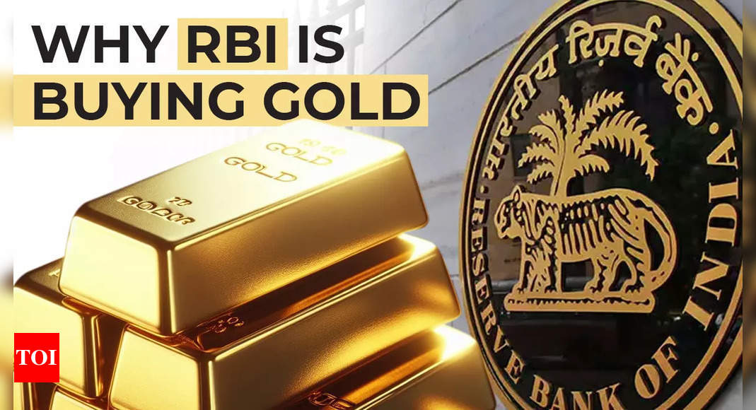 Why is RBI buying gold?  Reserve Bank of India purchases nearly 13.3 tonnes of gold in Jan-Feb 2024 - Times of India